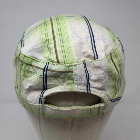 Boston Cadet Army Cap Multicolor One Size Adjustable Embroidered Plaid - Picture 6 of 9